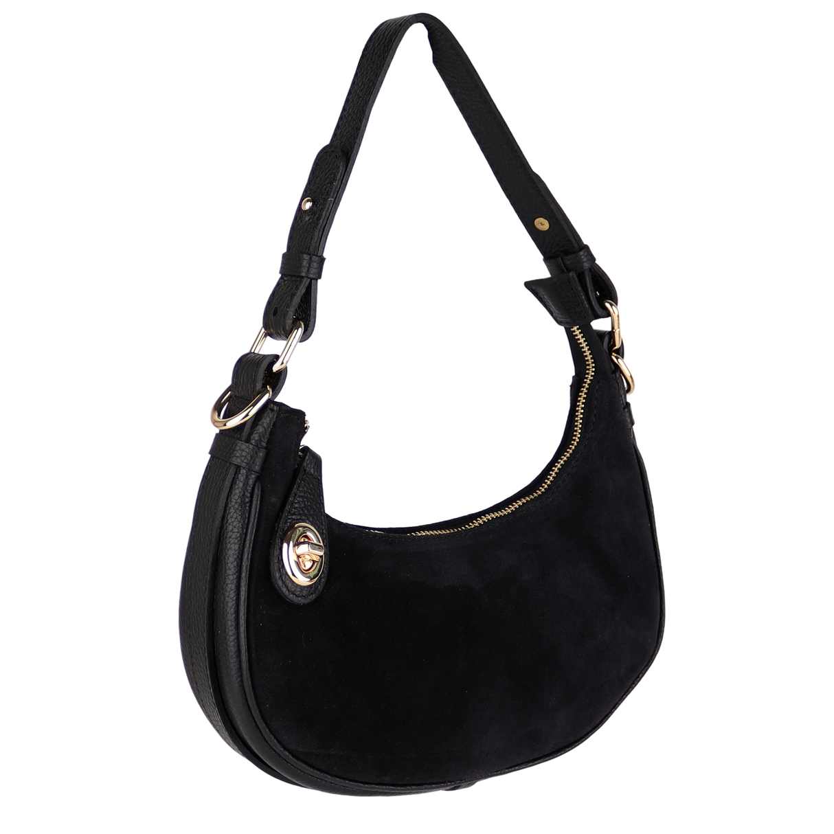 UT79 Schultertasche aus Wildleder