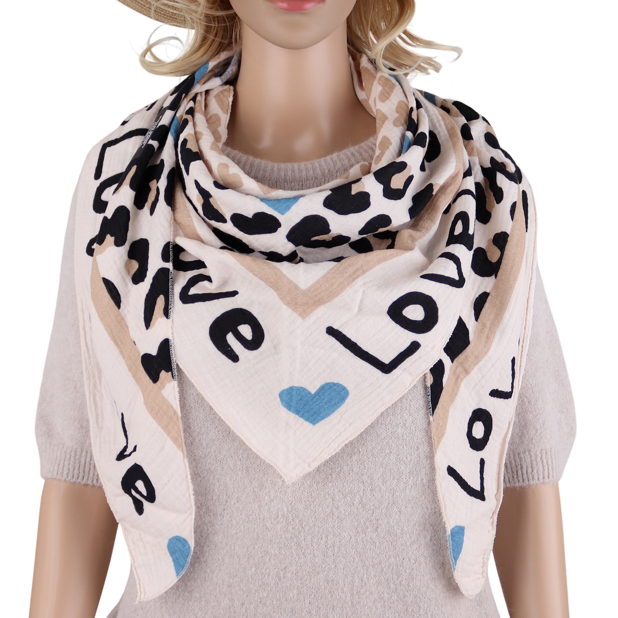 Dreieckstuch Made in Italy - LOVE