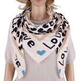 Dreieckstuch Made in Italy - LOVE